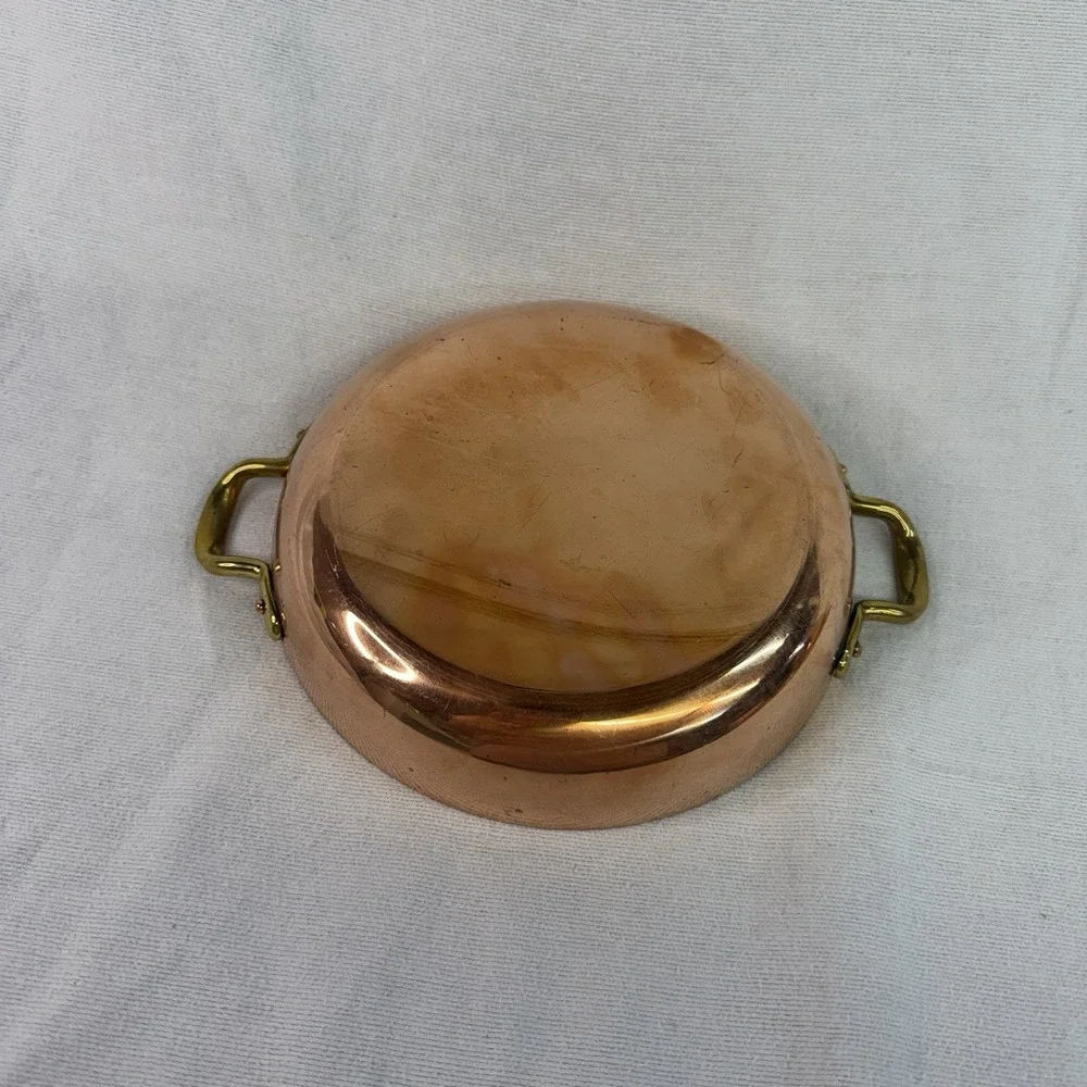 Vintage ODI (Old Dutch International) Stamped Copper Pans 5-piece Portugal